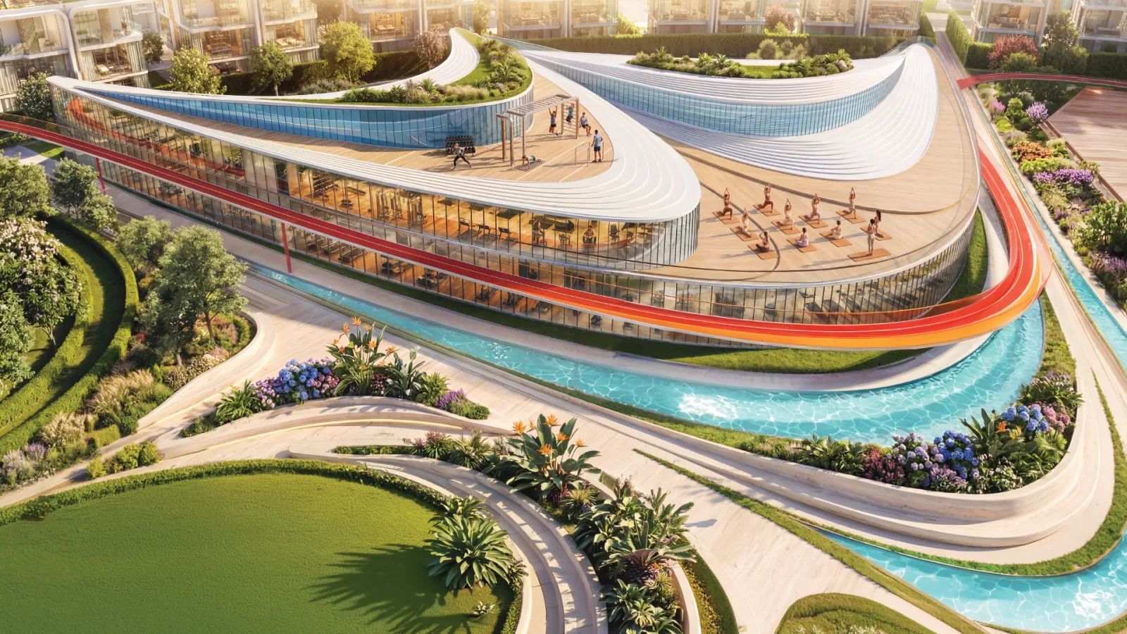 Greenz by Danube, Al Rowaiyah First, developer render 4